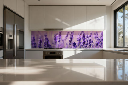 Küchenrückwand Lavendelfeld