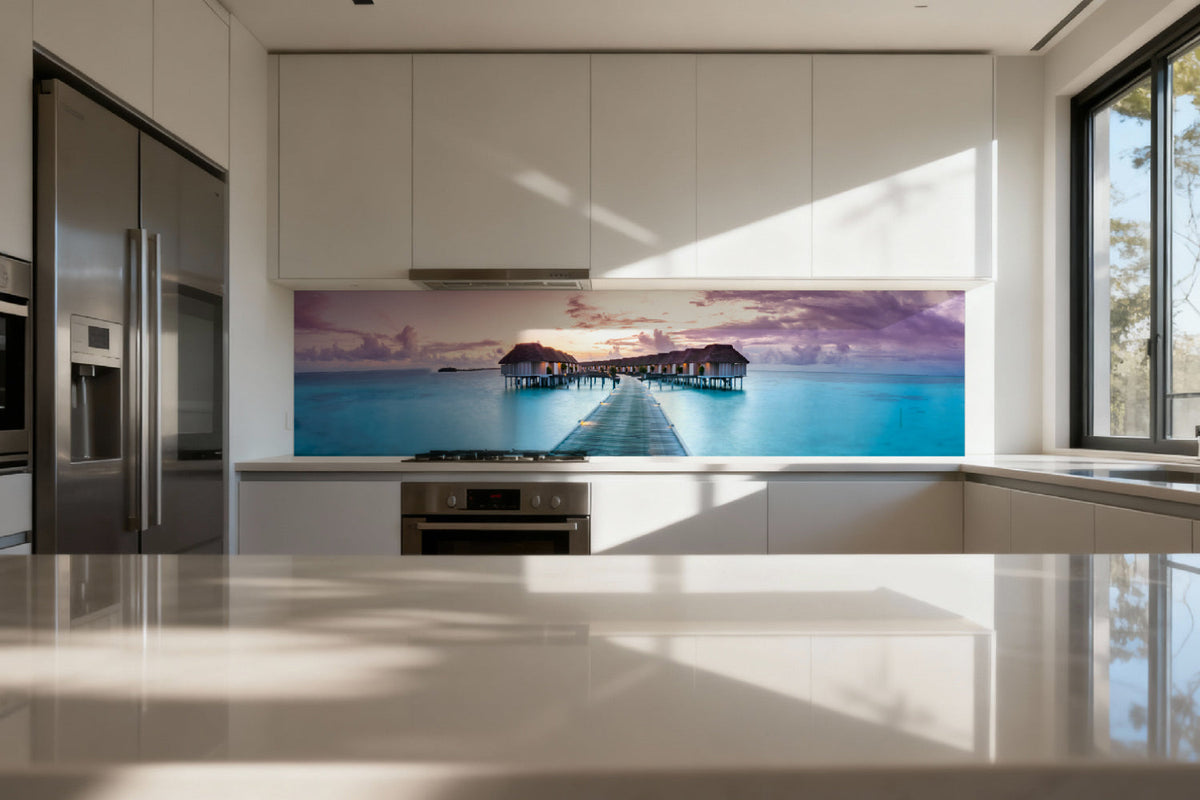 Küchenrückwand Tropisches Inselparadies