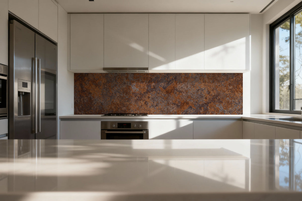 Küchenrückwand Rostoptik Dunkel