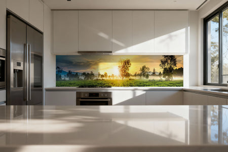 Küchenrückwand Sonnenaufgang