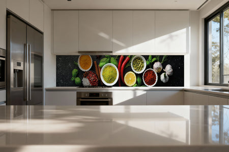 Küchenrückwand Gewürze