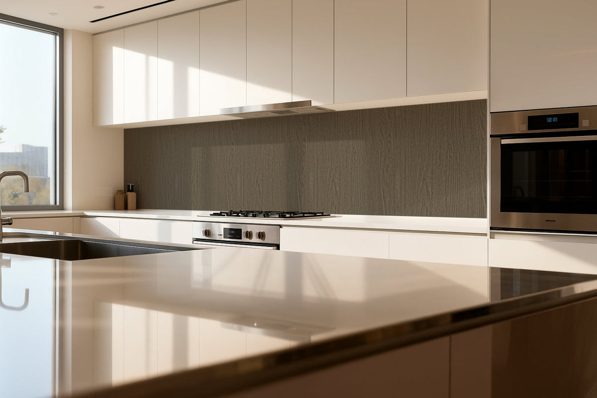 Spritzschutz Küche Holzoptik