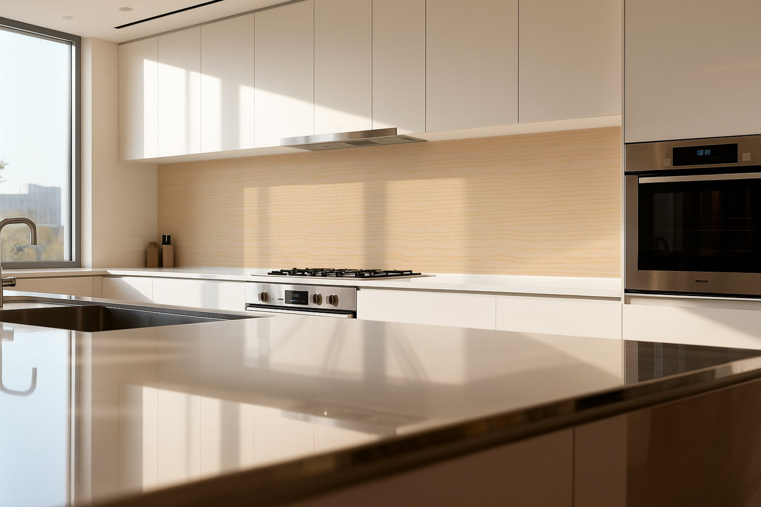 Küchenrückwand Holzoptik