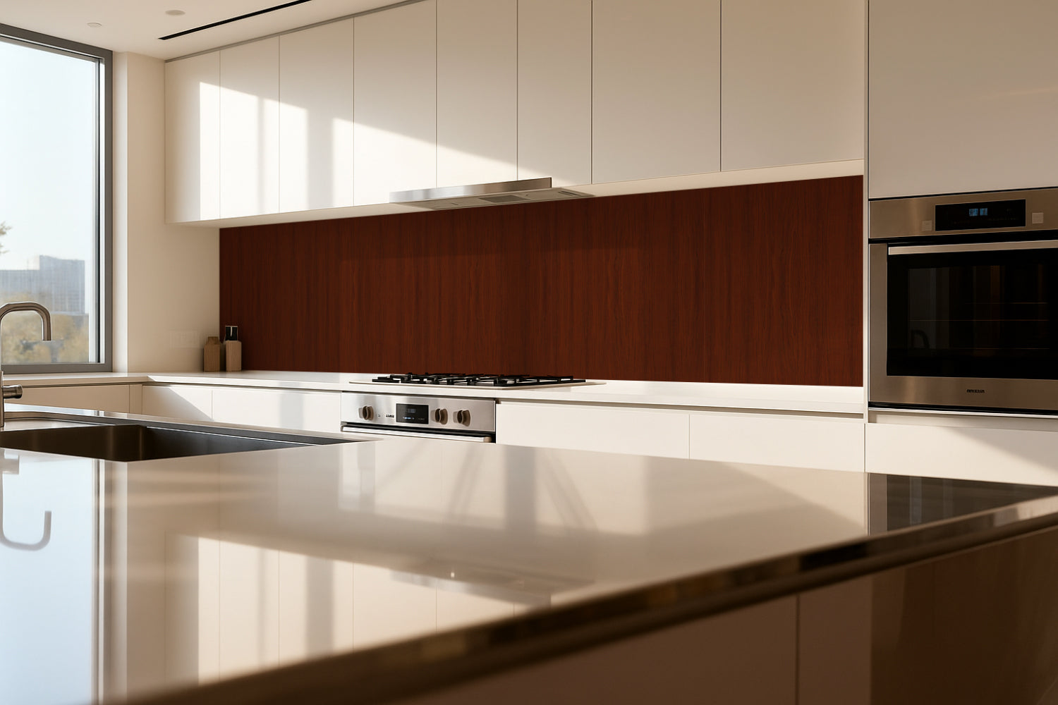 Küchenrückwand Holzoptik