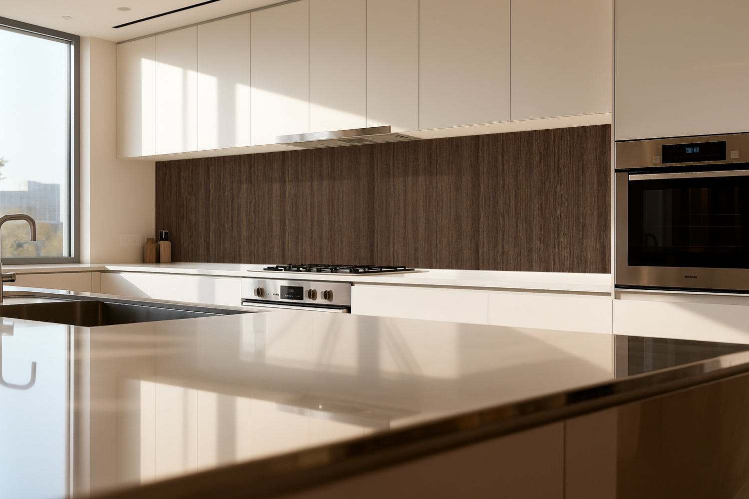 Küchenrückwand Holzoptik