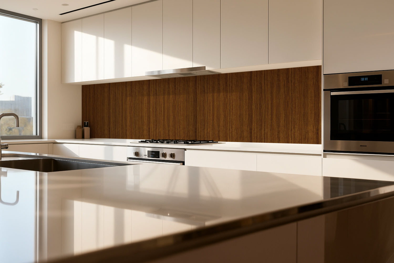 Küchenrückwand Holzoptik