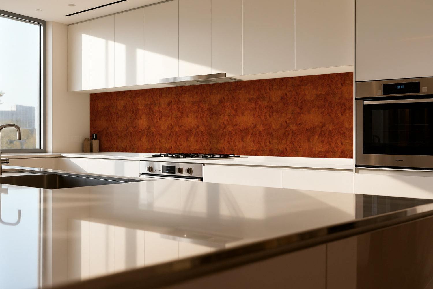 Küchenrückwand Holzoptik