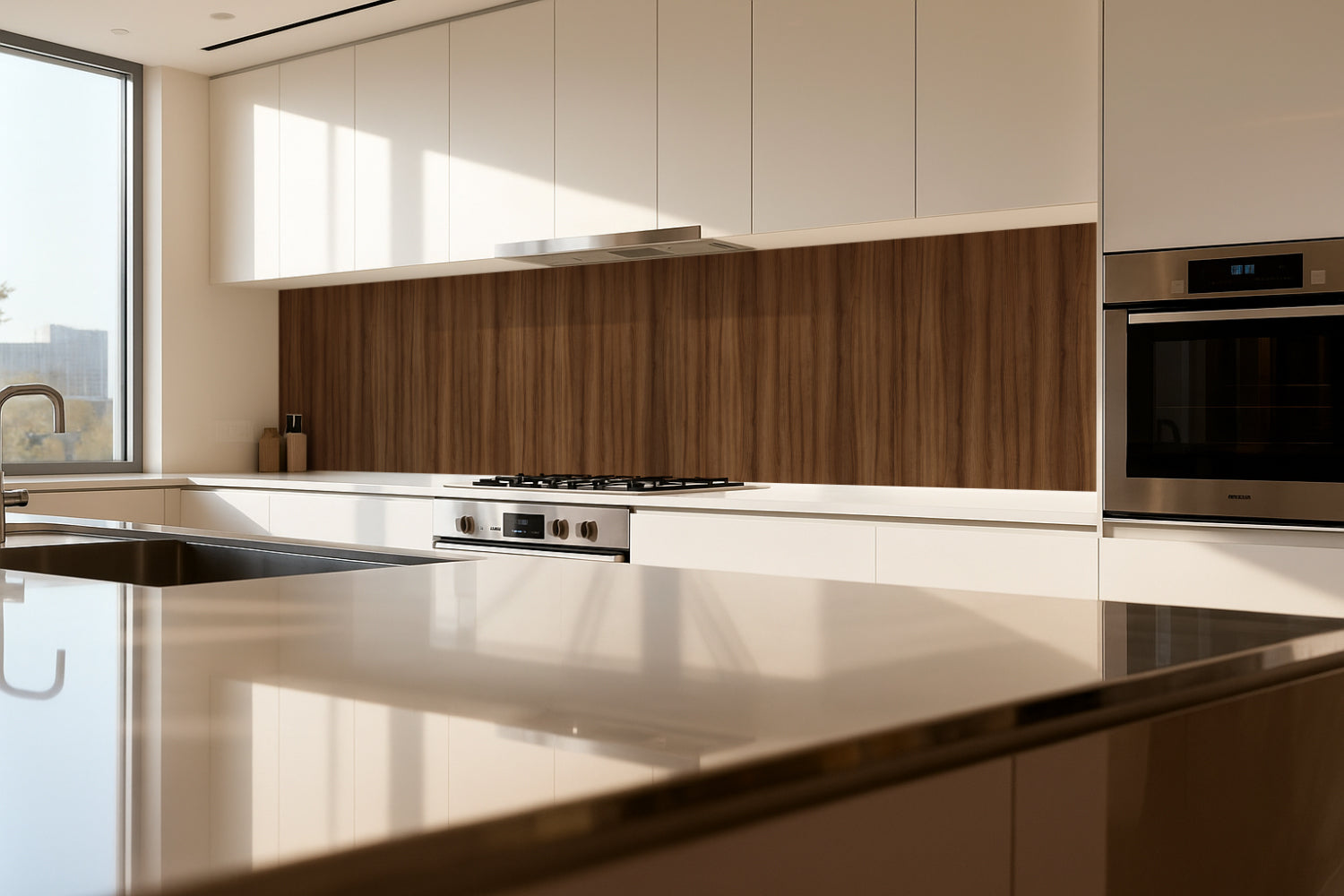 Küchenrückwand Holzoptik