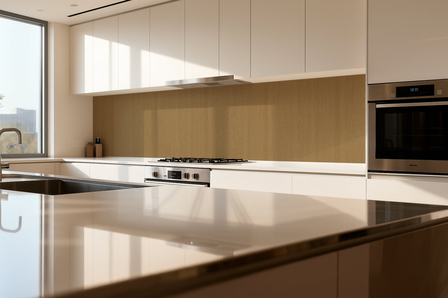 Küchenrückwand Holzoptik