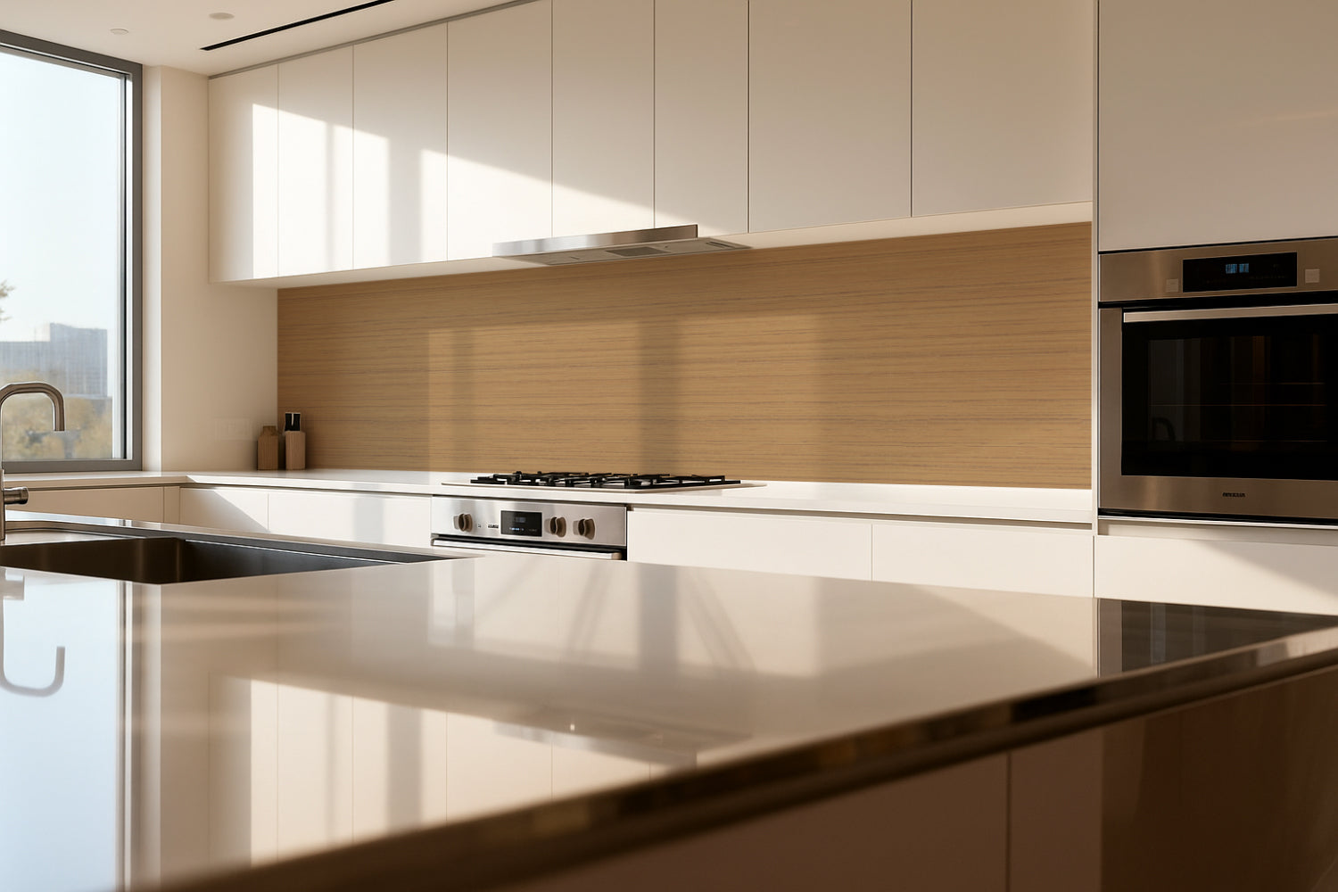 Küchenrückwand Holzoptik