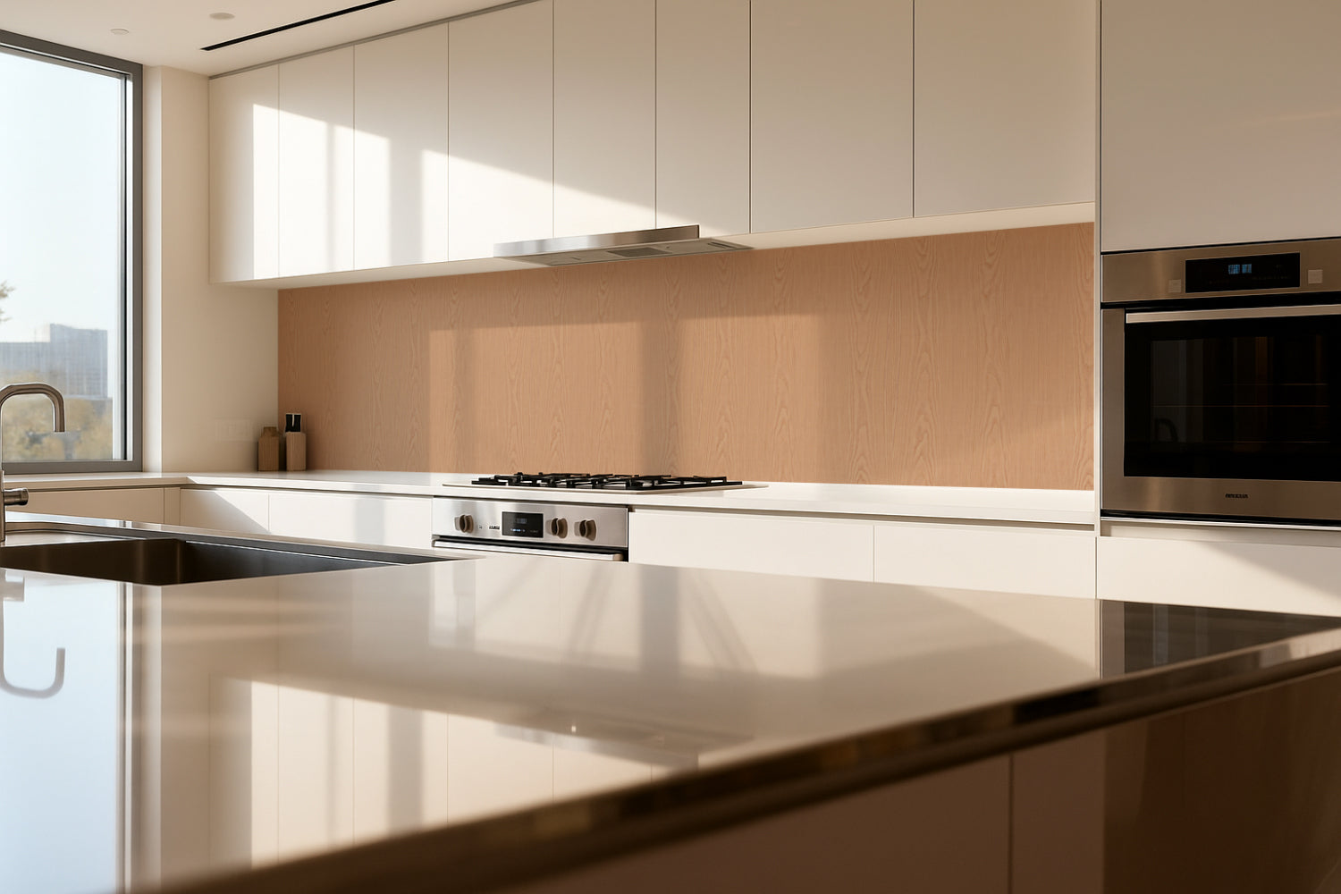 Küchenrückwand Holzoptik