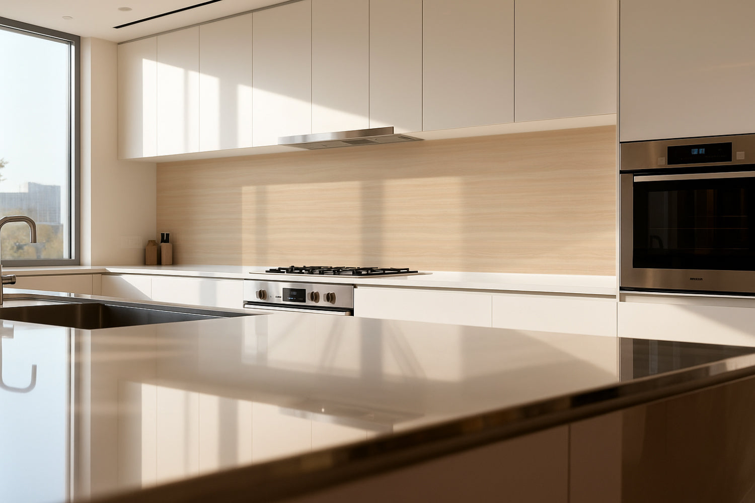 Küchenrückwand Holzoptik