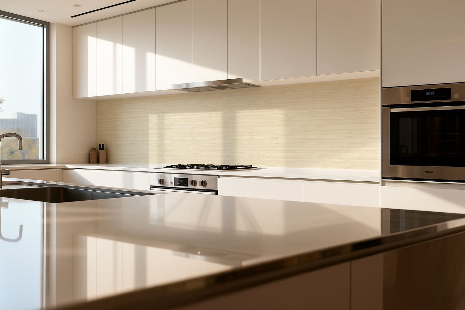 Küchenrückwand Holzoptik