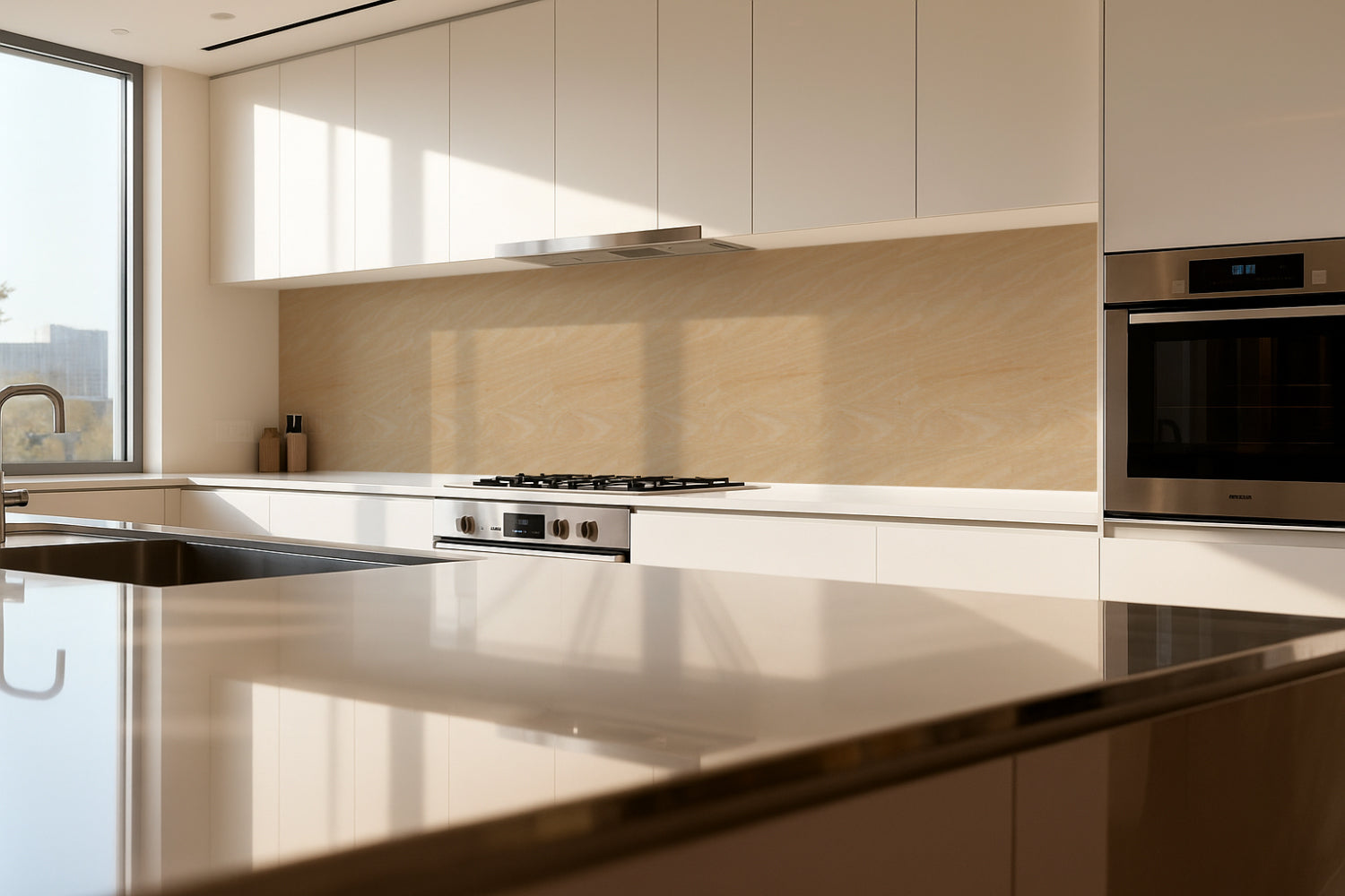 Küchenrückwand Holzoptik