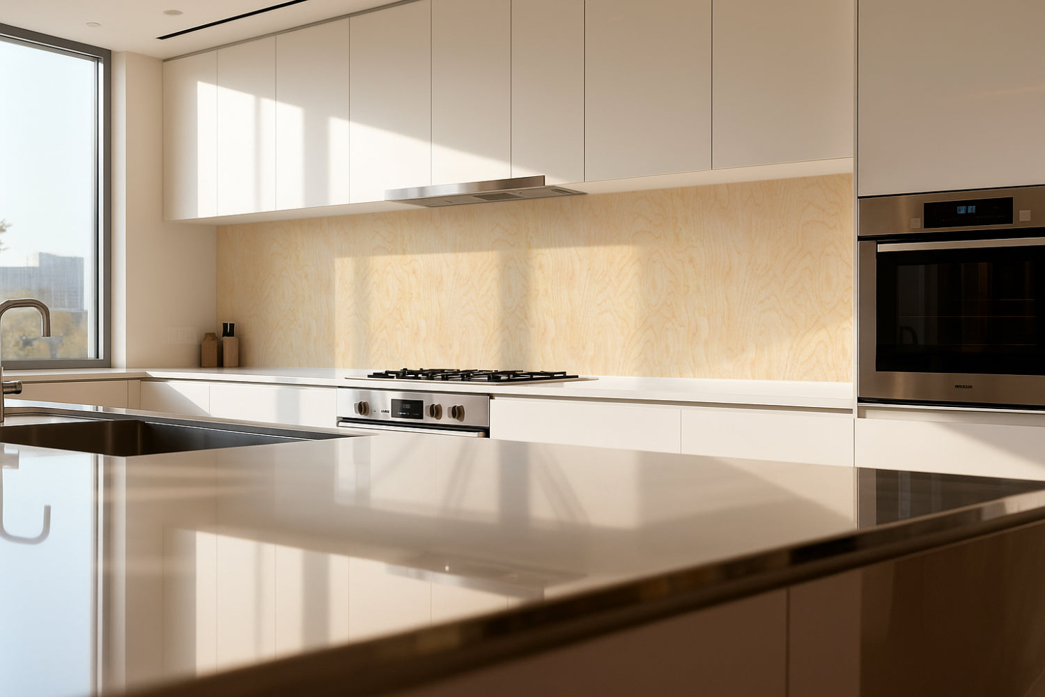 Küchenrückwand Holzoptik