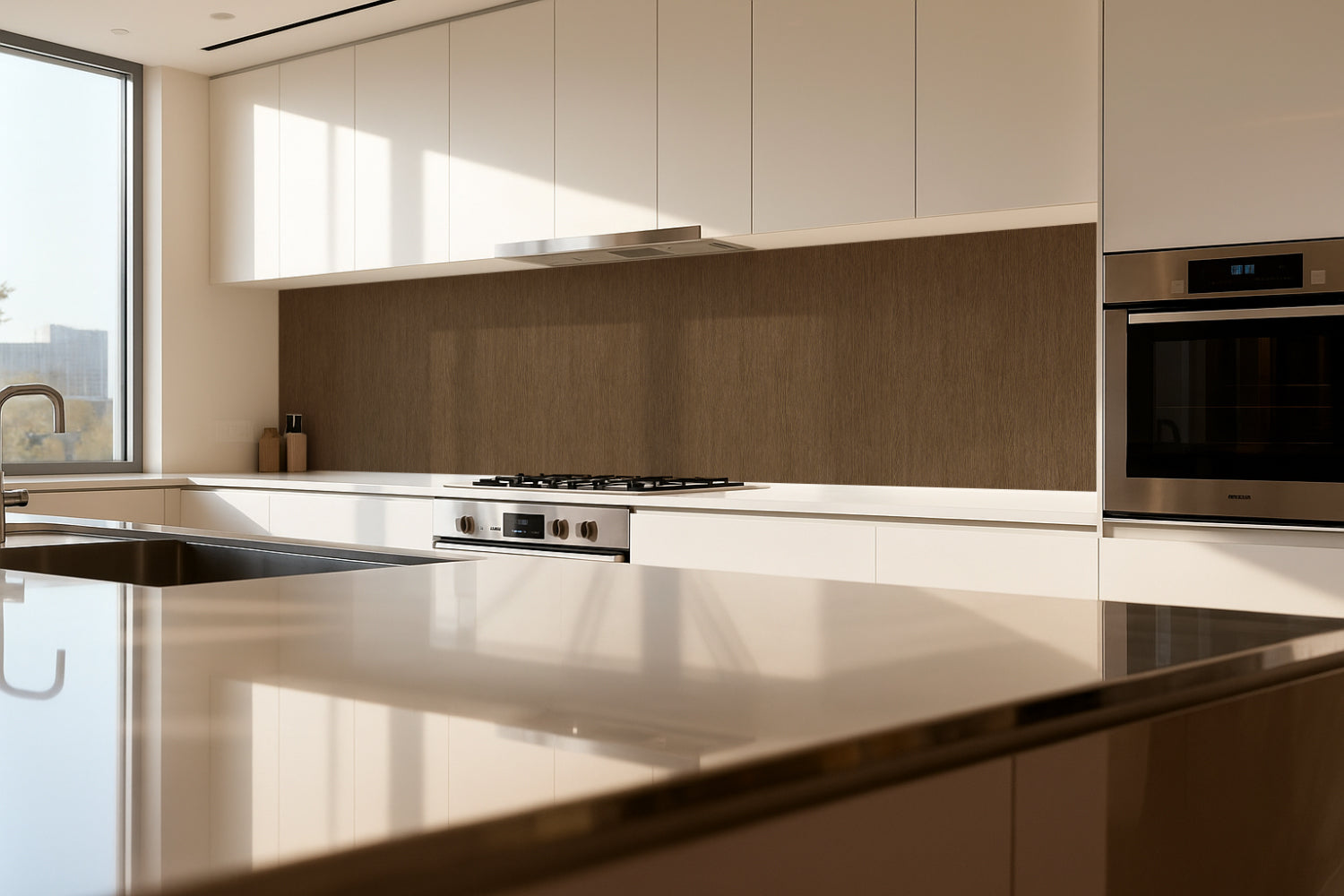 Küchenrückwand Holzoptik