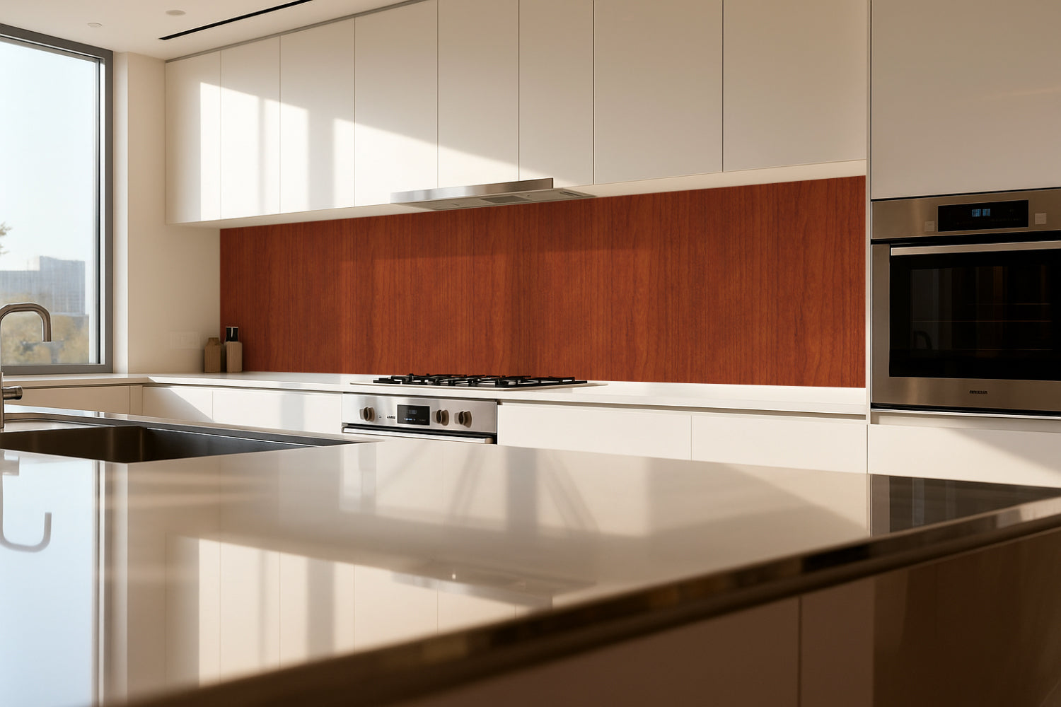 Küchenrückwand Holzoptik