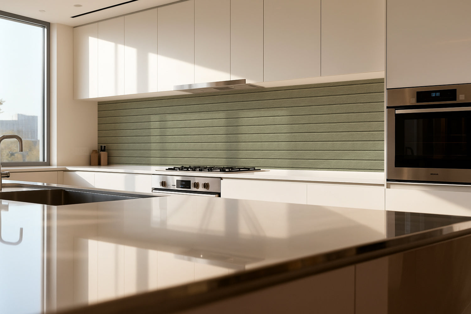 Küchenrückwand Holzoptik