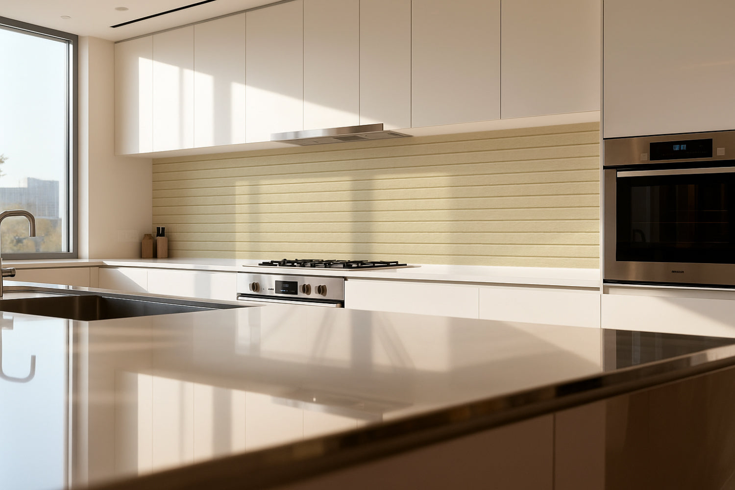 Küchenrückwand Holzoptik