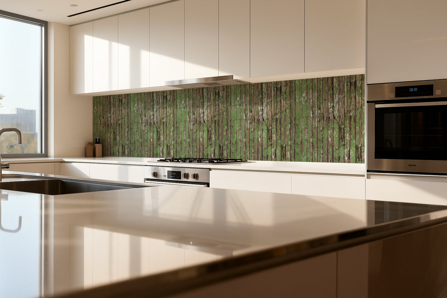 Küchenrückwand Holzoptik