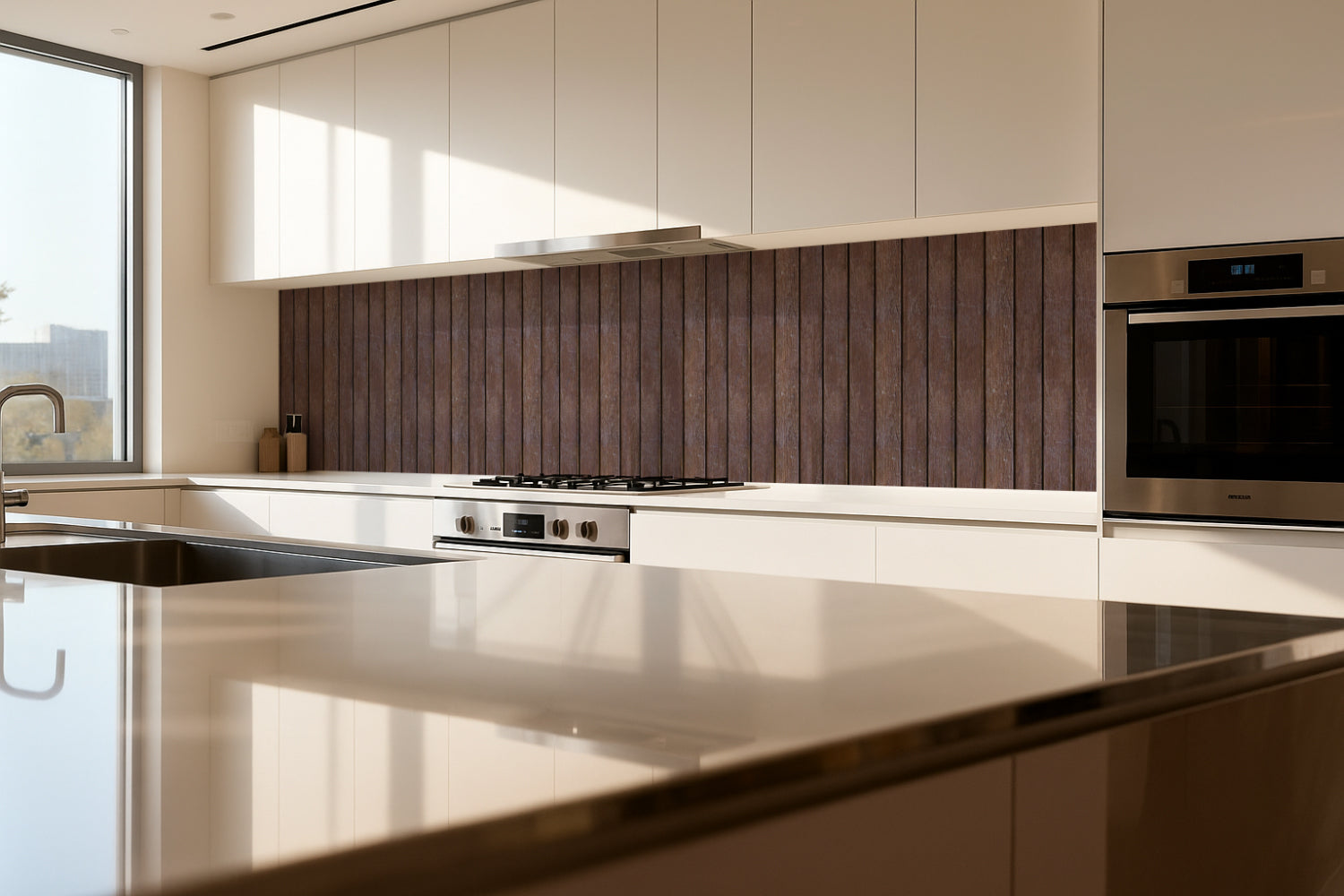 Küchenrückwand Holzoptik