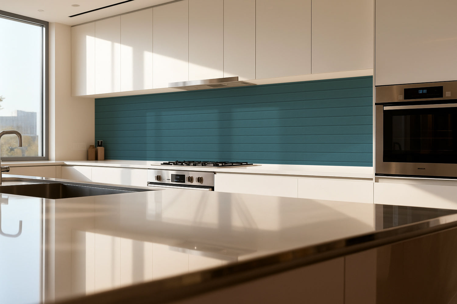 Küchenrückwand Holzoptik