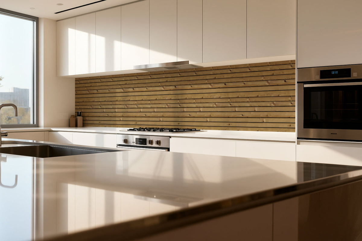 Küchenrückwand Holzoptik