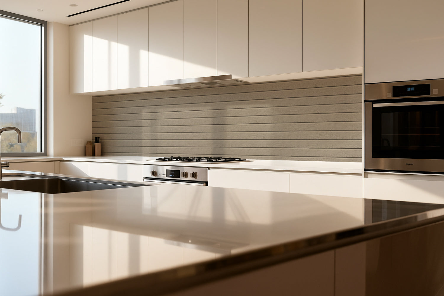 Küchenrückwand Holzoptik