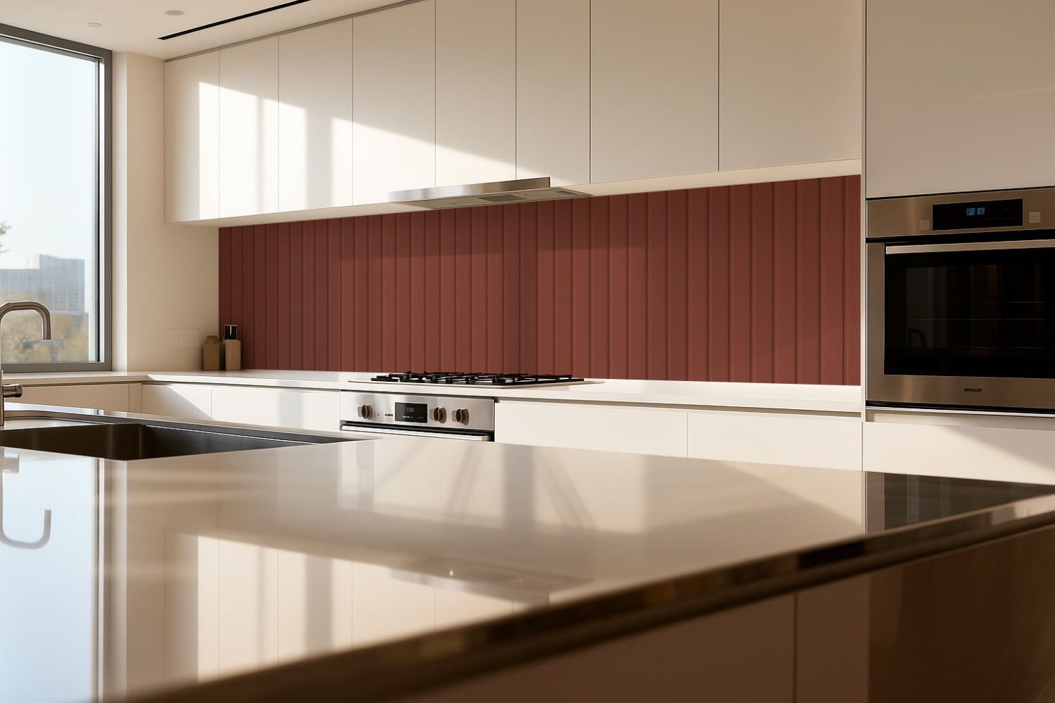 Küchenrückwand Holzoptik