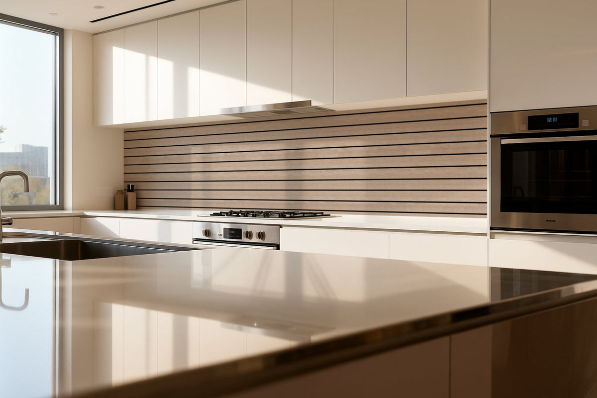 Küchenrückwand Holzoptik