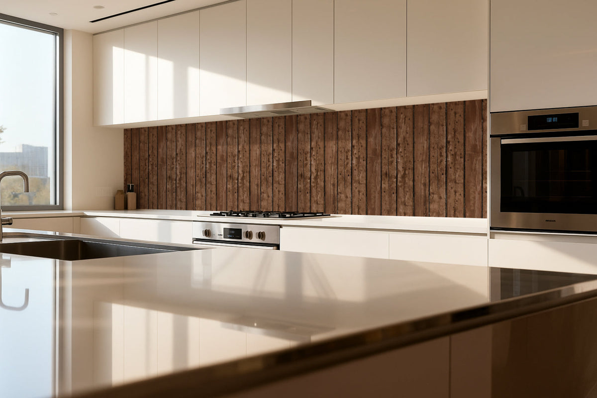 Küchenrückwand Holzoptik