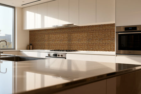 Spritzschutz Küche Holzoptik