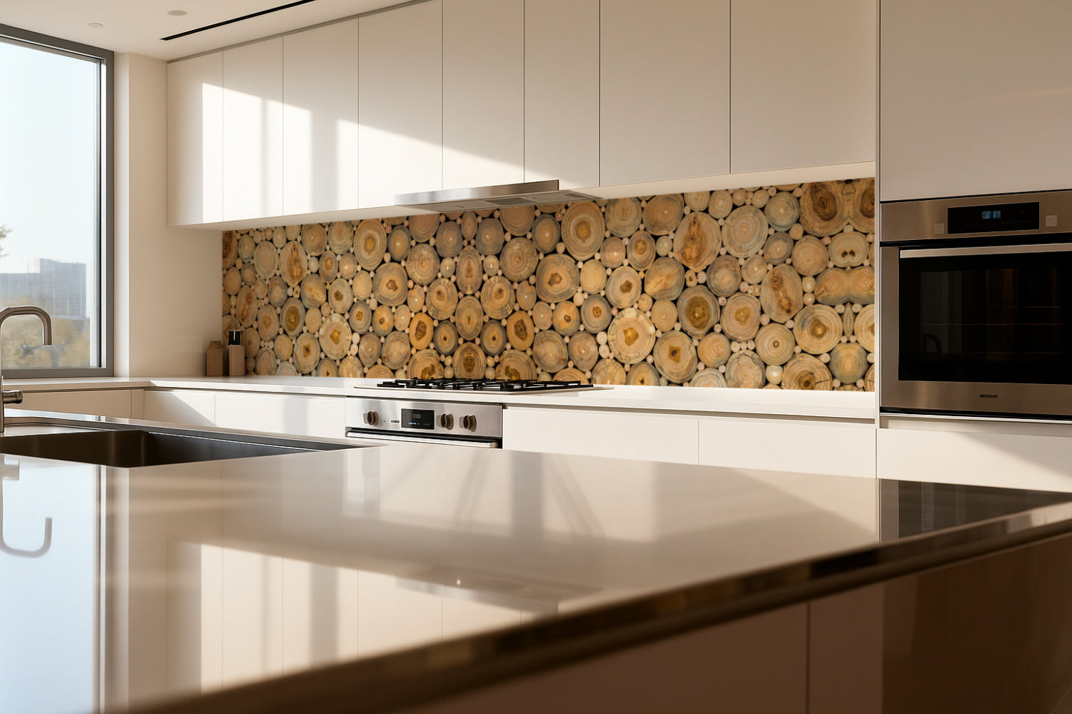 Küchenrückwand Holzoptik