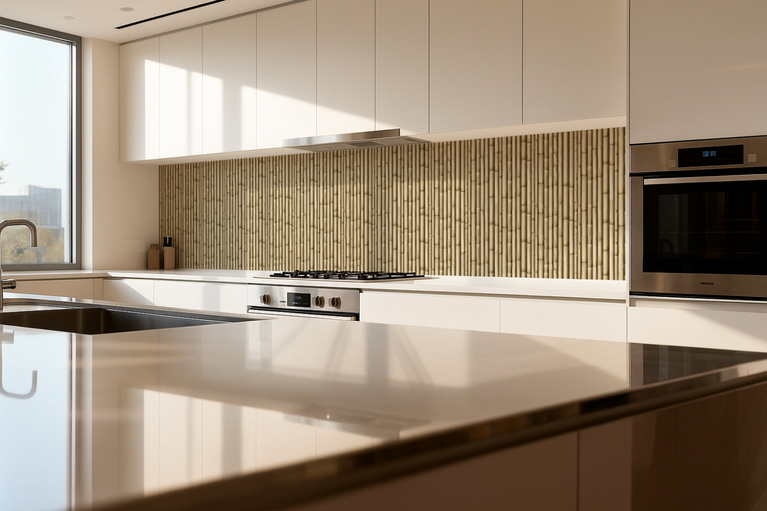 Küchenrückwand Holzoptik