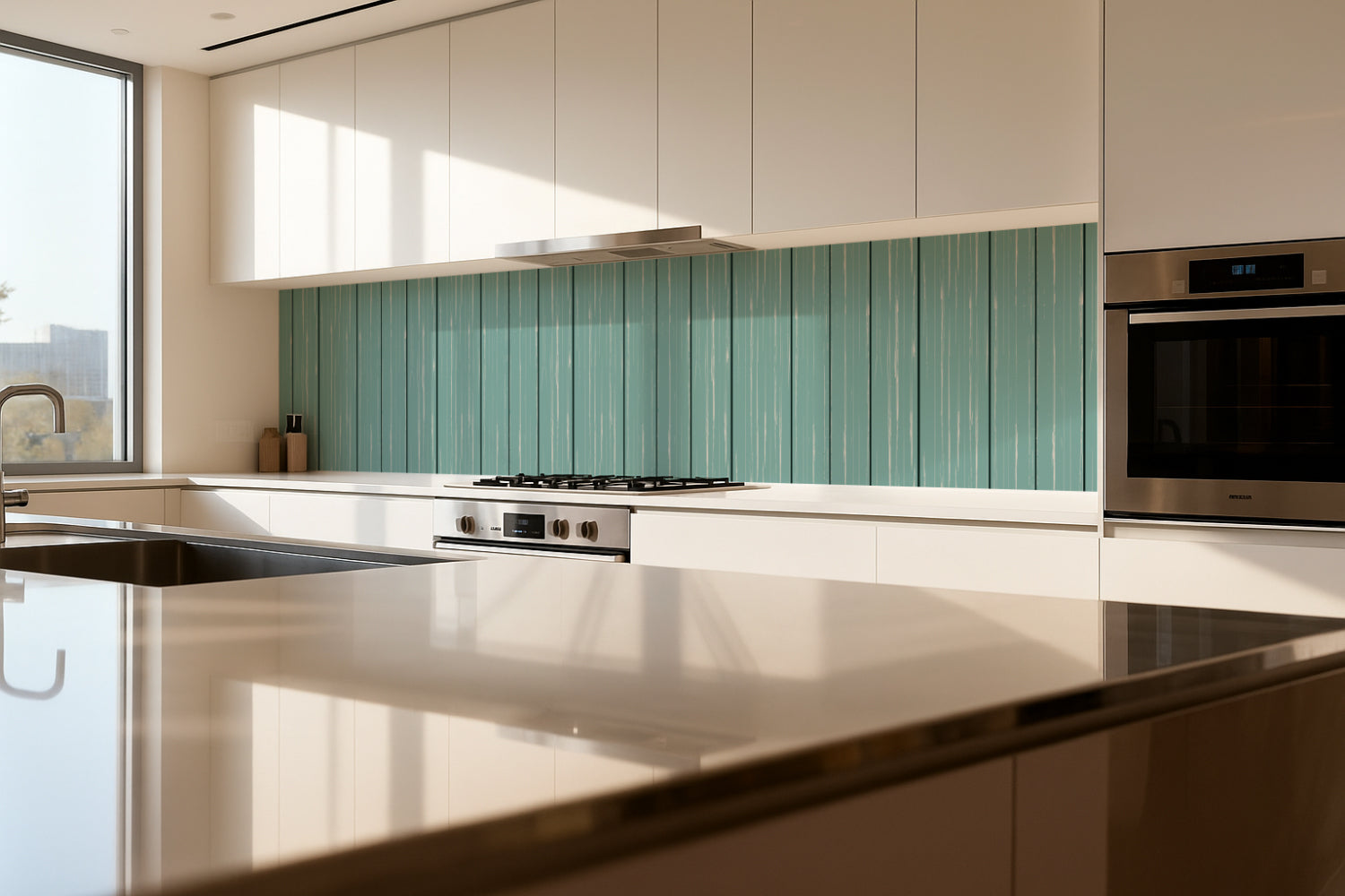 Küchenrückwand Holzoptik