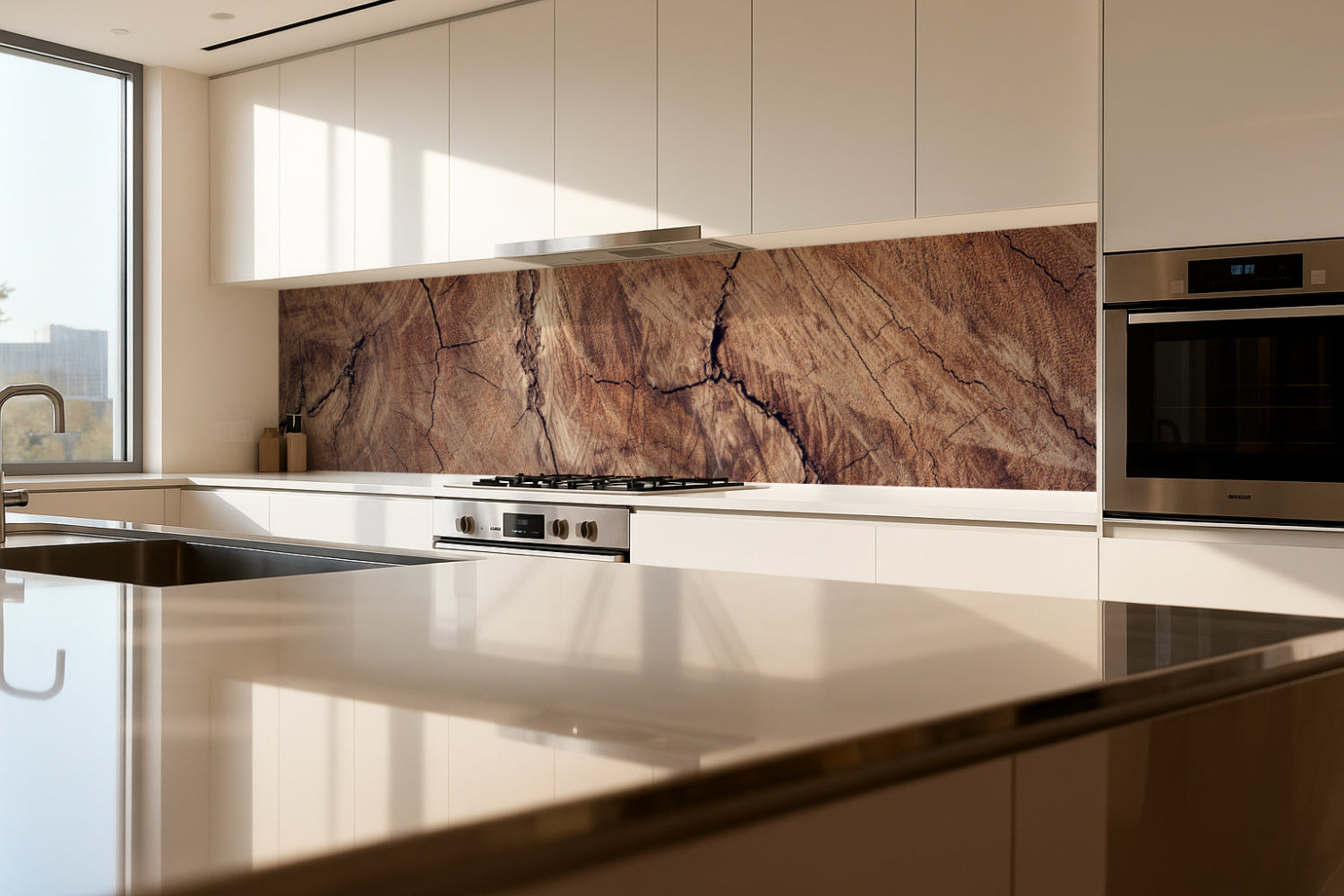 Küchenrückwand Holzoptik