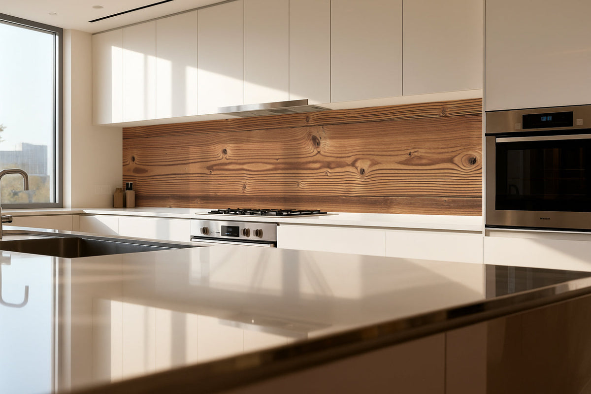 Küchenrückwand Holzoptik