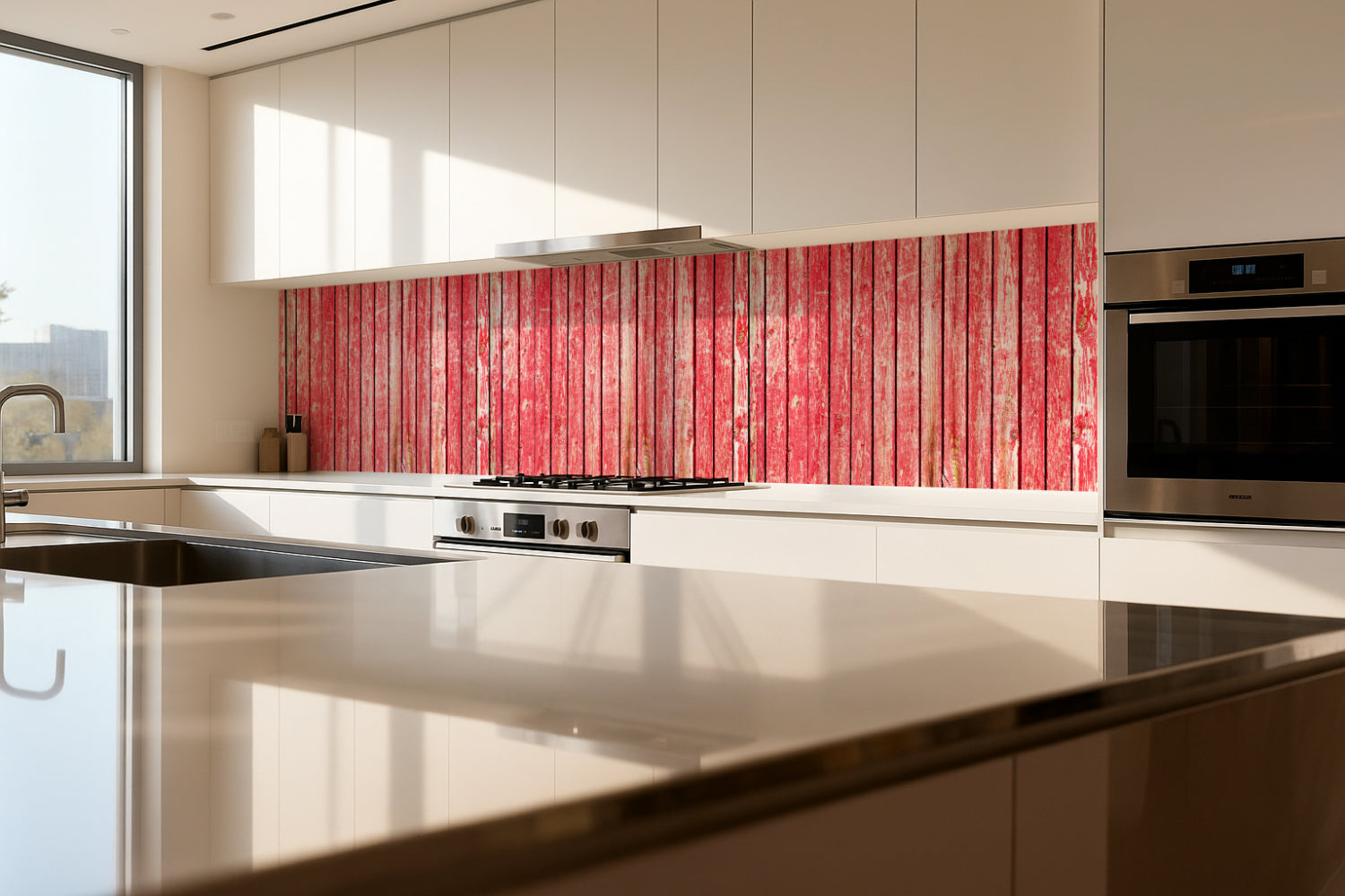 Küchenrückwand Holzoptik