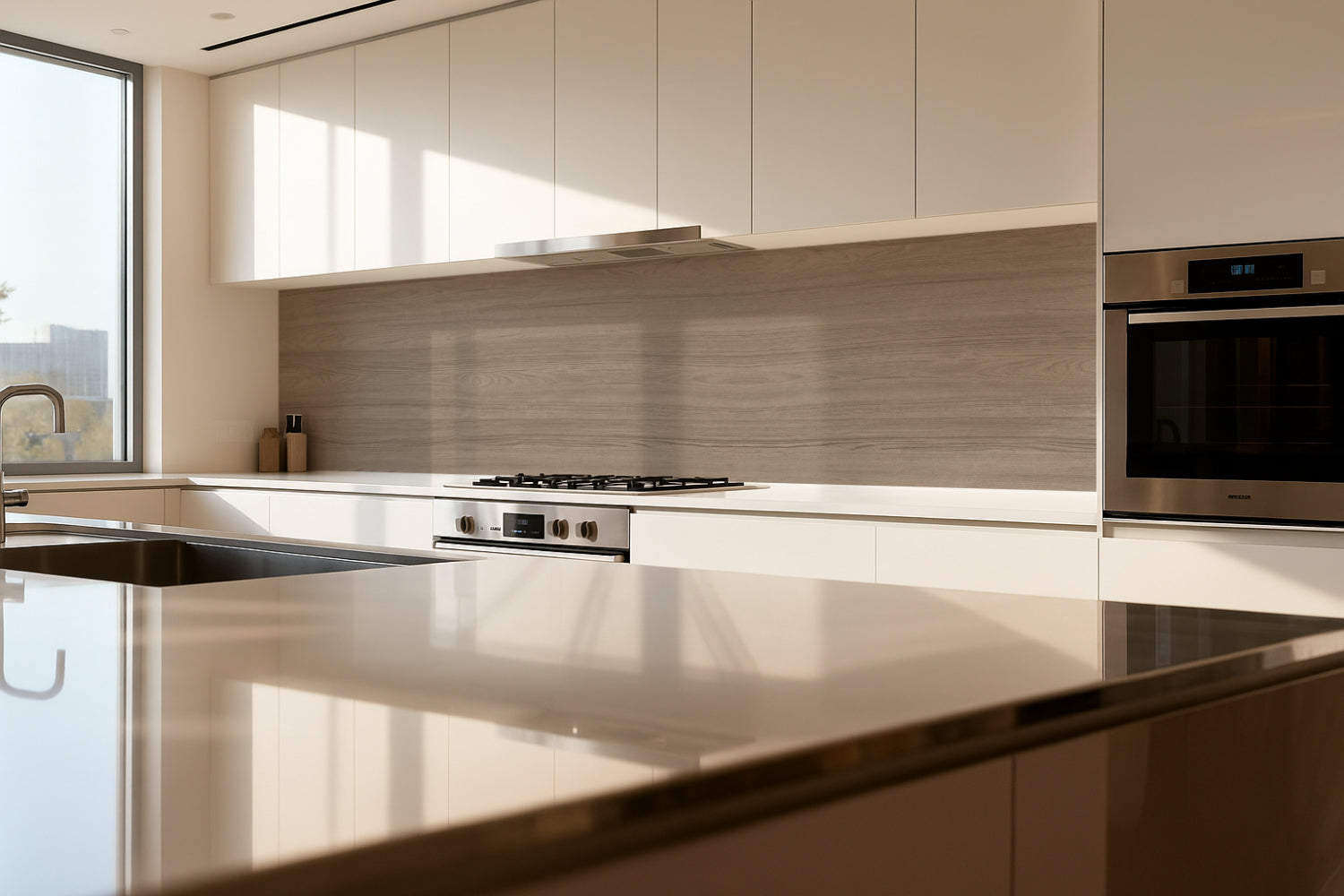 Küchenrückwand Holzoptik