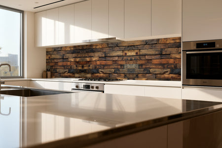 Küchenrückwand Holzoptik