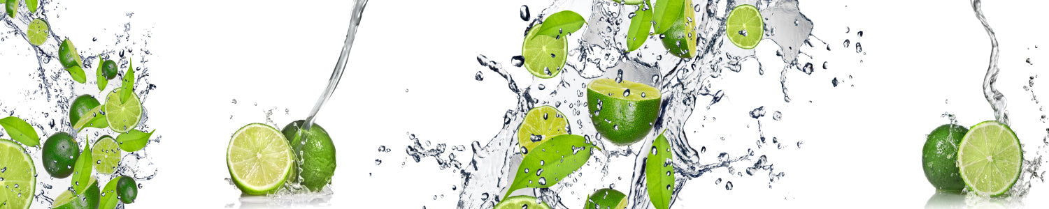 Küchenrückwand Limetten Splash