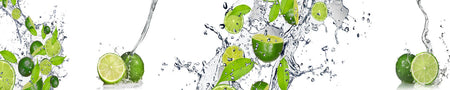 Küchenrückwand Limetten Splash