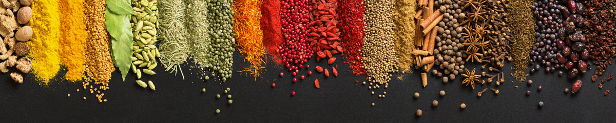 Küchenrückwand Bunte Gewürze