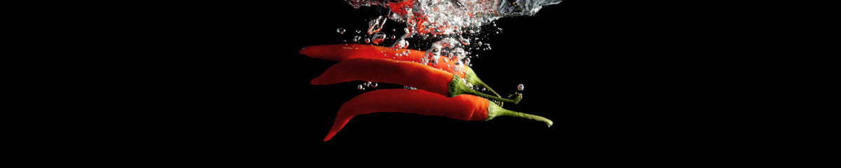 Küchenrückwand Chili Splash