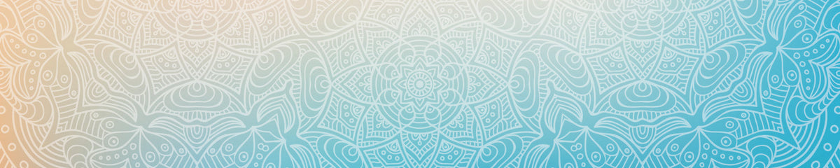 Küchenrückwand Mandala Blau