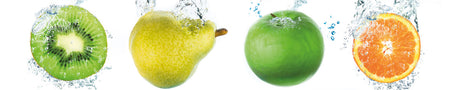 Küchenrückwand Früchte Splash