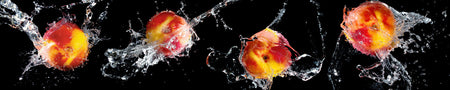 Küchenrückwand Pfirsich Splash