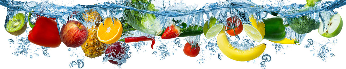 Küchenrückwand Obst & Gemüse Splash