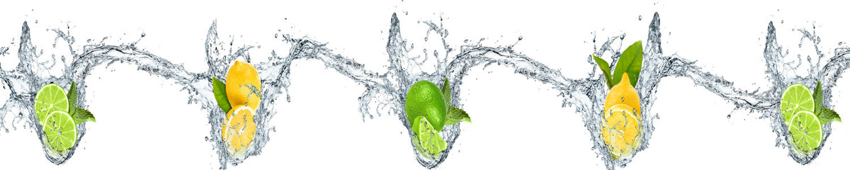 Küchenrückwand Zitrone & Limette