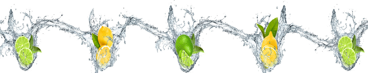 Küchenrückwand Zitrone & Limette